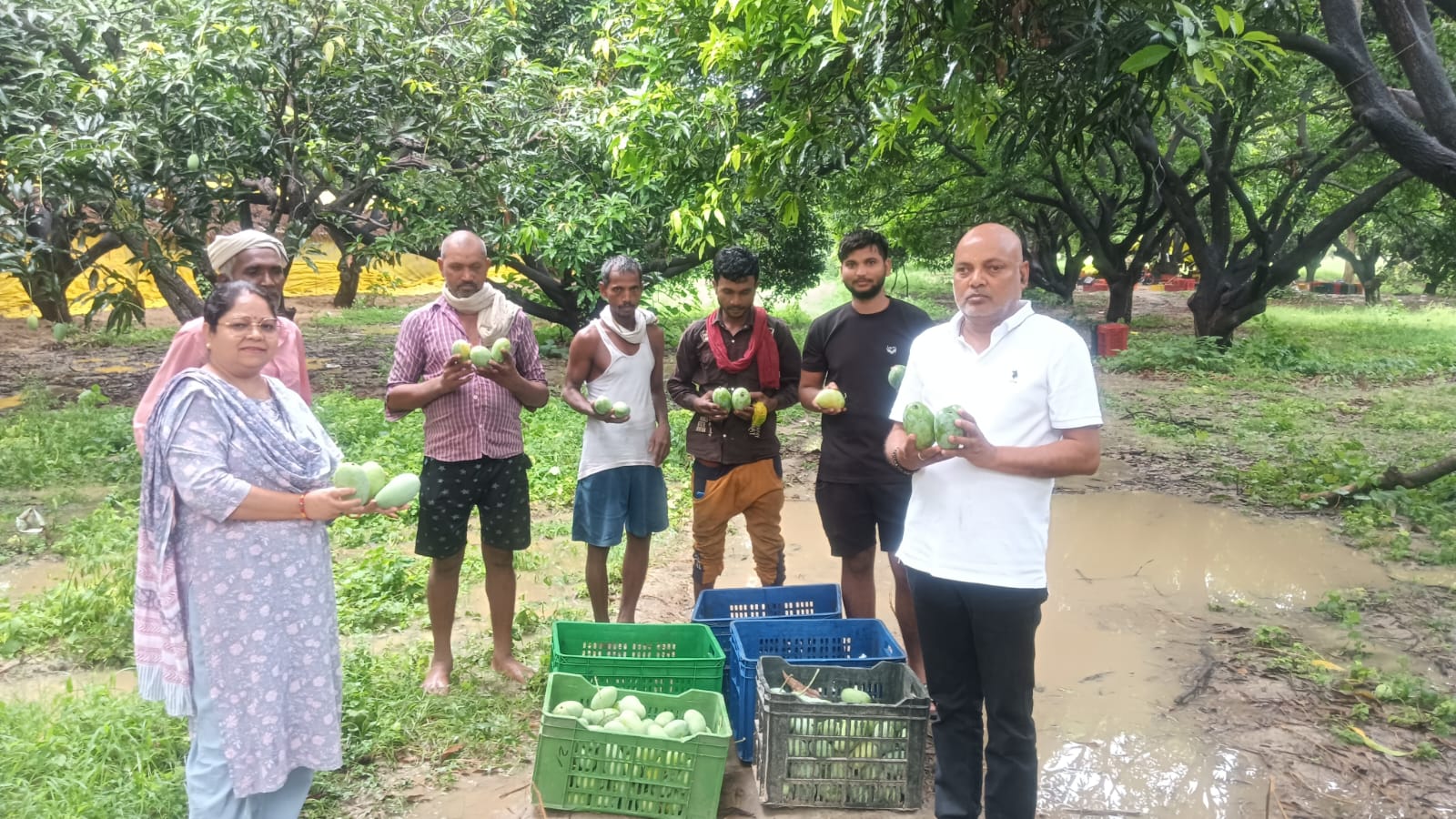 जौनपुर:किसानों को नवीनतम पद्धति की दी जा रही जानकारी- जिला उद्यान अधिकारी ?