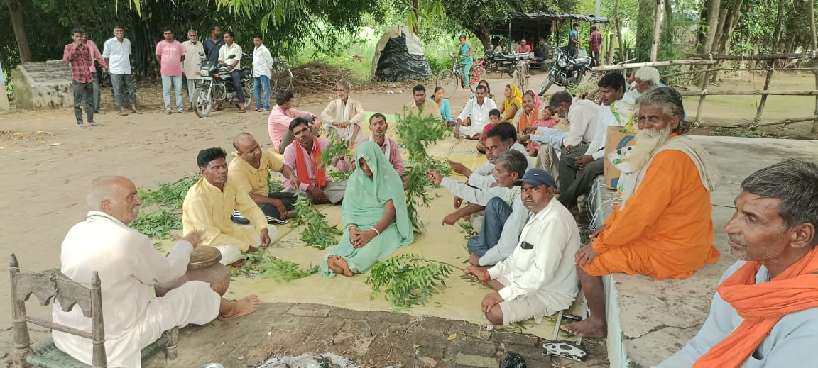 पीलीभीत:ग्रामीण क्षेत्र में नागपंचमी का पर्व धूमधाम से मनाया गया