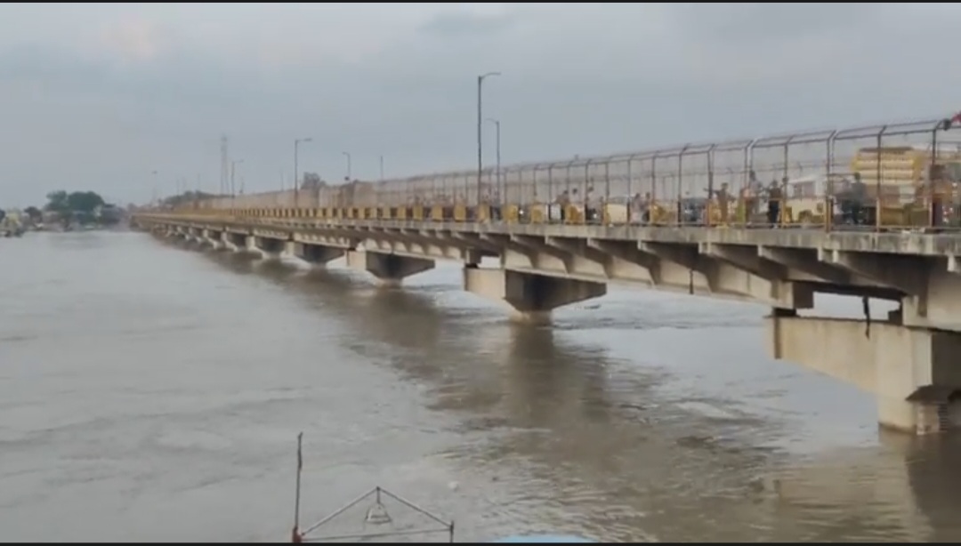 जनपद प्रयागराज में बाढ का परिदृश्य जलस्तर
