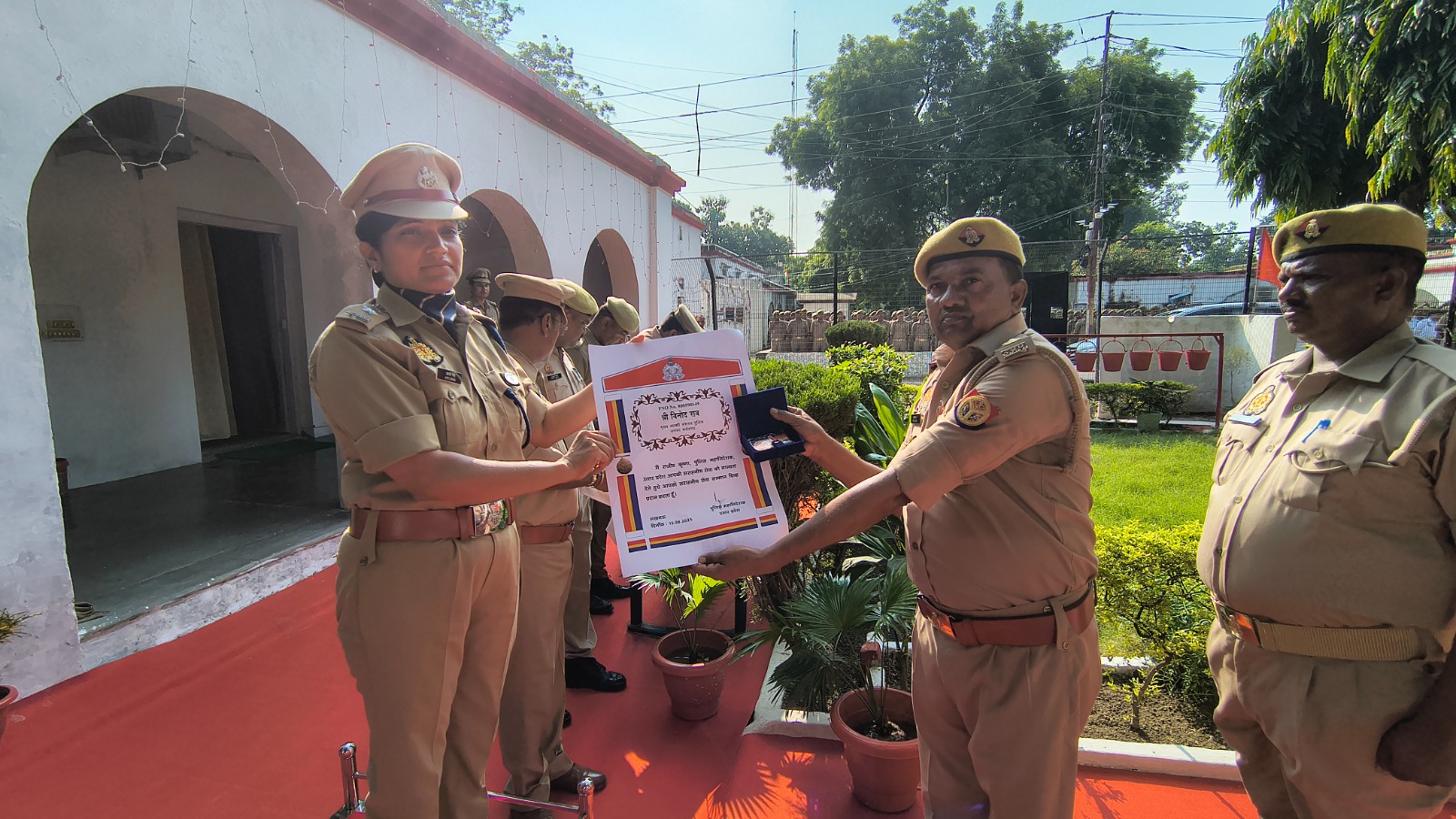 फर्रुखाबाद:79वें स्वतंत्रता दिवस पर उत्कृष्ट कार्य करने वाले पुलिसकर्मियों को मिला सम्मान