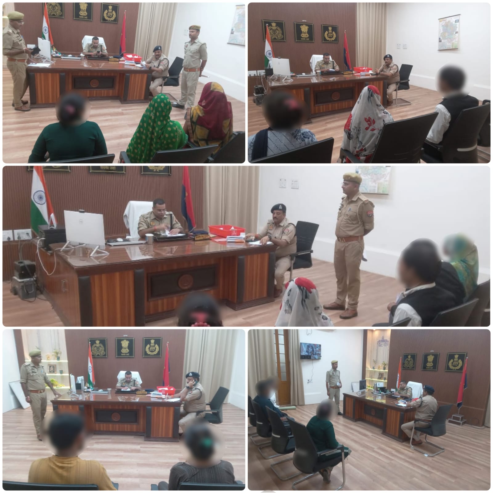प्रयागराज: पुलिस उपायुक्त गंगानगर व सहायक पुलिस आयुक्त फूलपुर द्वारा पुलिस कार्यालय में जनसुनवाई कर फरियादियों की शिकायतें सुनी गई