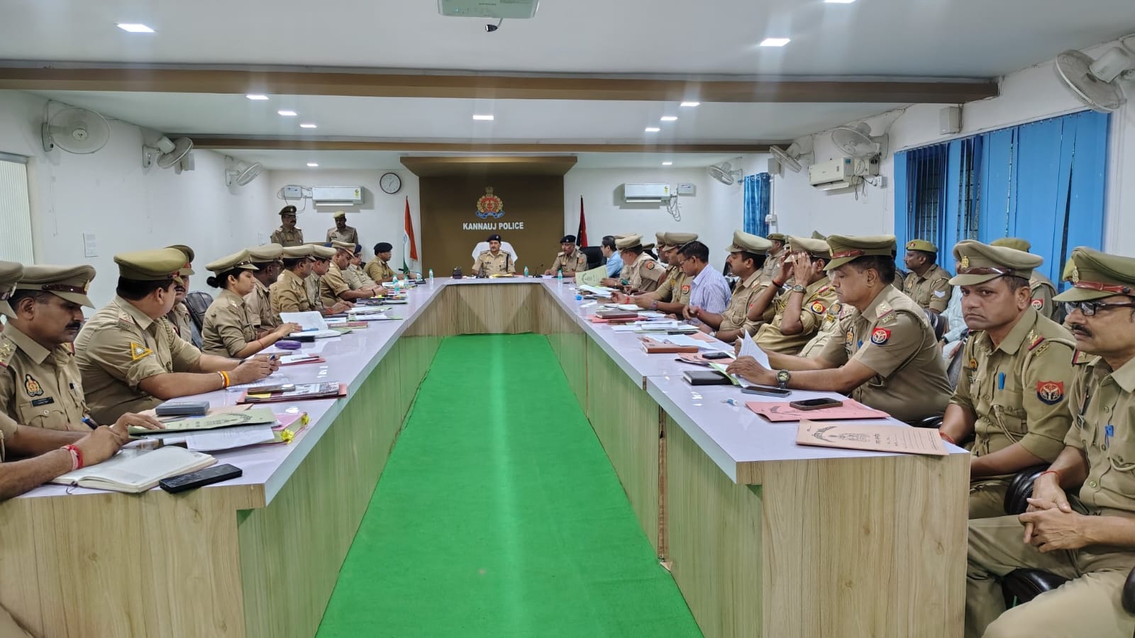 कन्नौज में सैनिक सम्मेलन एवं अपराध गोष्ठी का आयोजन