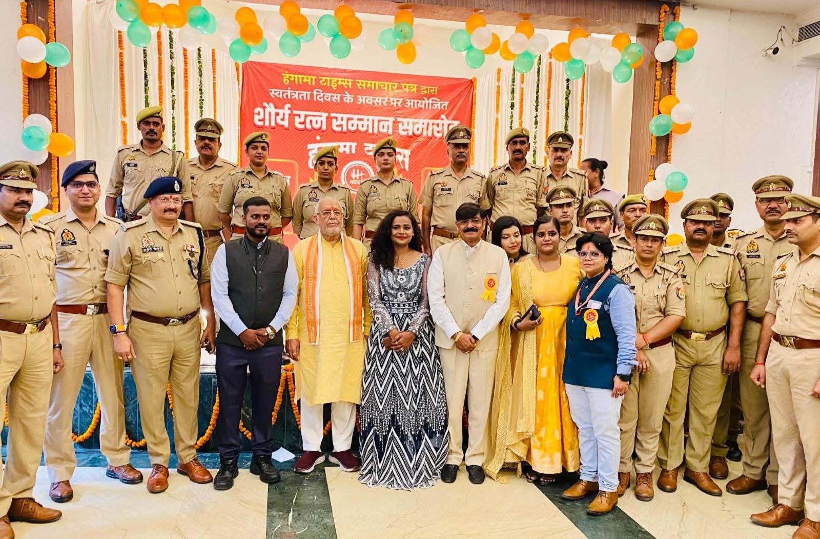 शाहजहाँपुर पुलिस को “शौर्य रत्न सम्मान” से सम्मानित