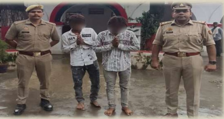 फर्रुखाबाद:शमसाबाद पुलिस ने छेड़खानी के दो आरोपियों को किया गिरफ्तार