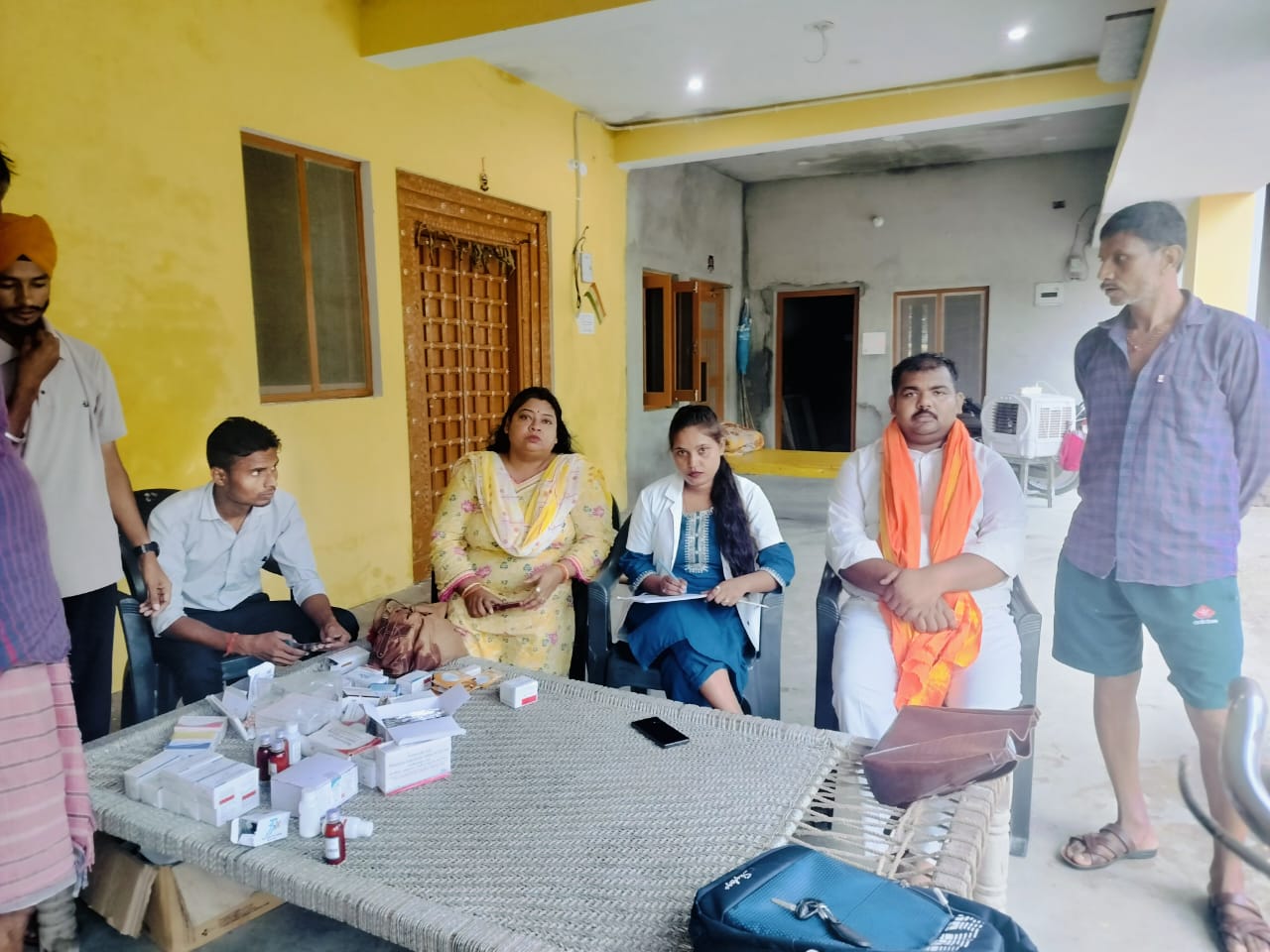 सिद्धनगर पंचायत में स्वास्थ्य विभाग ने लगाया मेडिकल कैम्पकरीब 70 मरीजों को विभिन्न रोगों की वितरित की दवाईयां