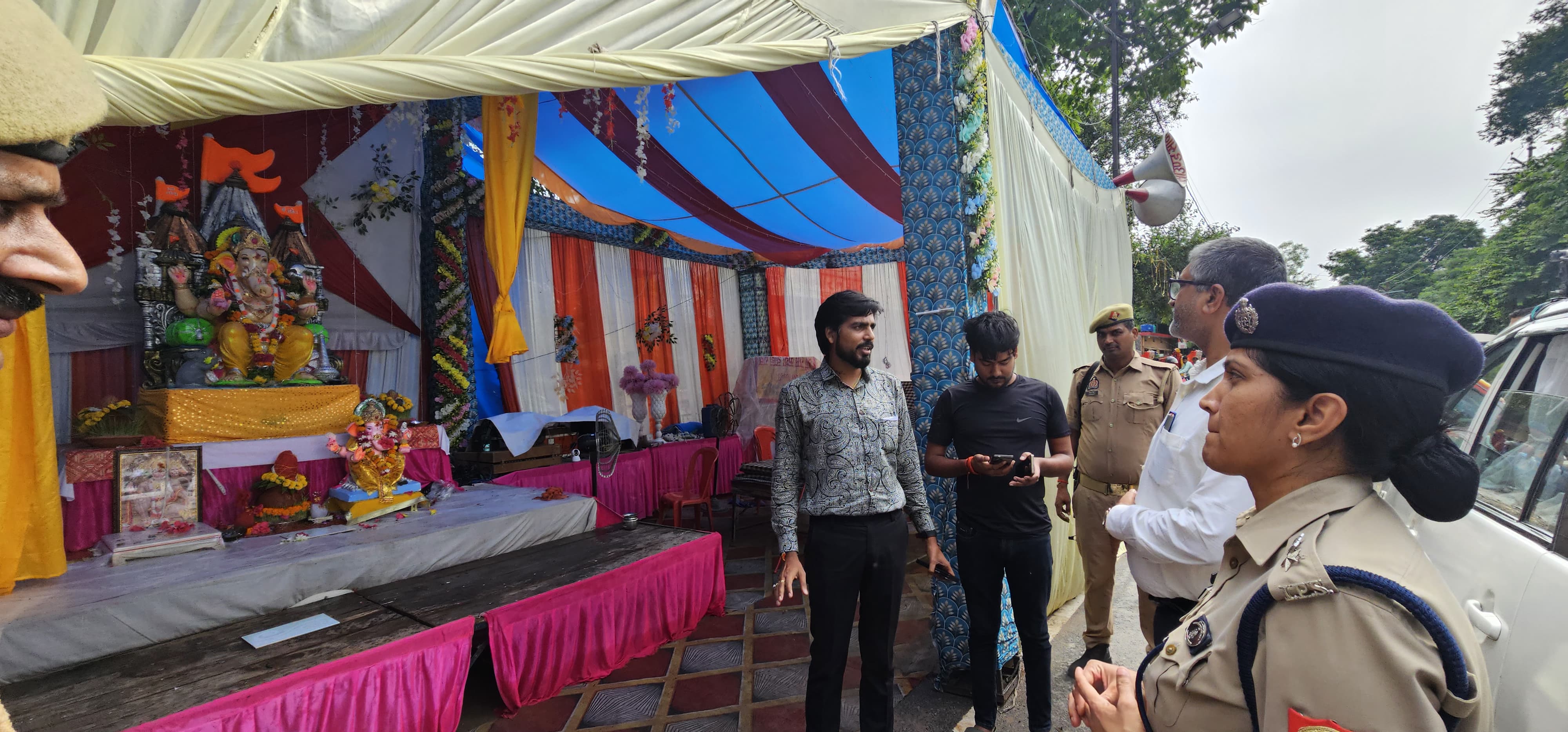 फर्रूखाबाद: गणेश प्रतिमा विसर्जन स्थल का निरीक्षण, सुरक्षा व्यवस्था को लेकर दिए निर्देश