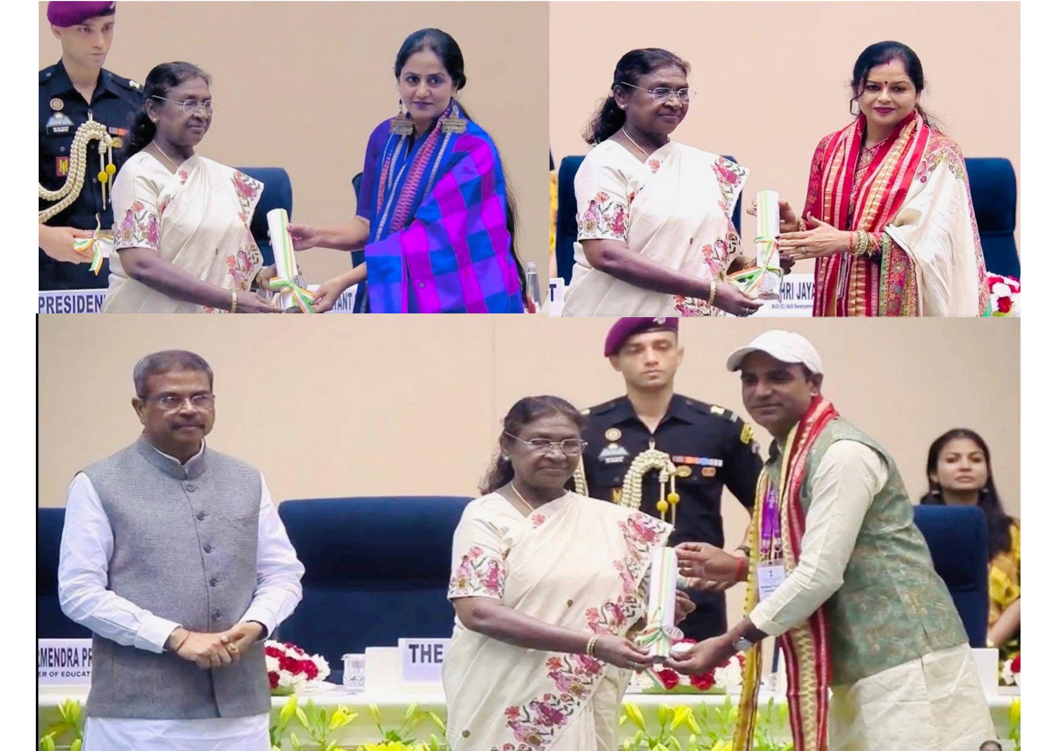नई दिल्ली:राष्ट्रीय शिक्षक पुरस्कार-2025 से सम्मानित हुए उत्तर प्रदेश के गौरवशाली शिक्षक