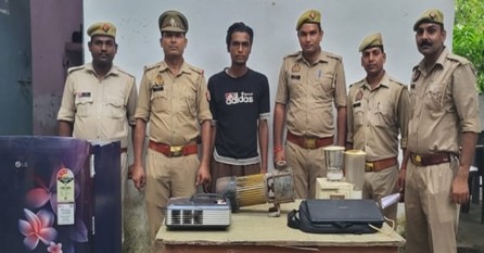 लखीमपुर खीरी : गोला पुलिस ने चोरी के अभियोग में वांछित अभियुक्त  को किया गिरफ्तार
