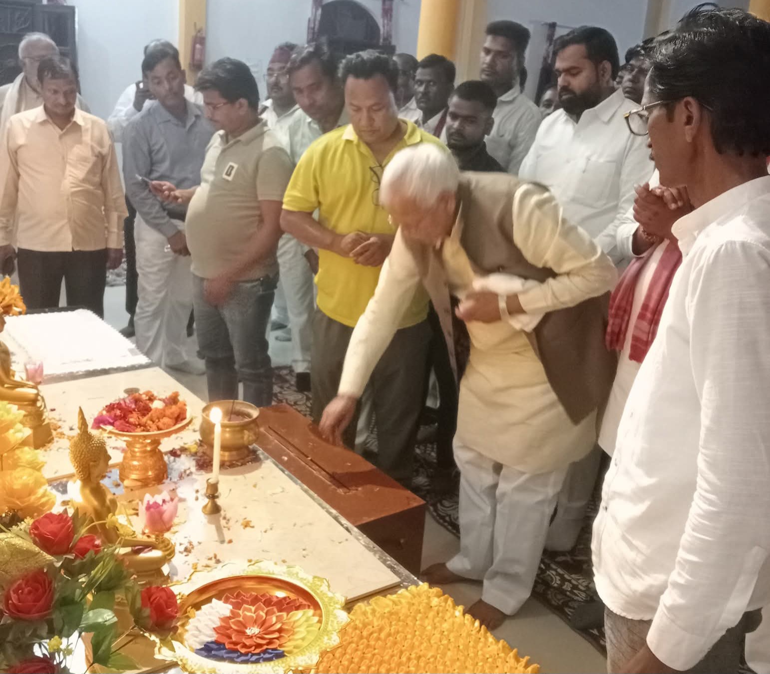 फर्रुखाबाद:संकिसा की पावन धरती पर पहुंचे जौनपुर सांसद व जन अधिकार पार्टी के संस्थापक मा. बाबू सिंह कुशवाहा