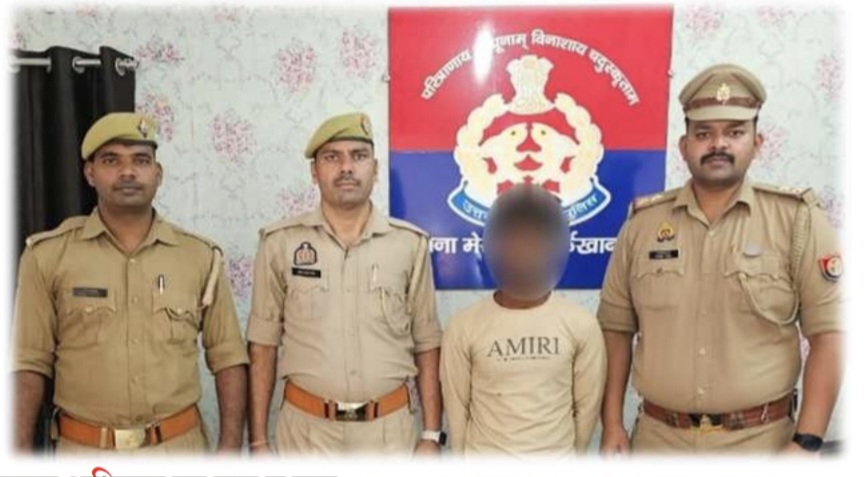 फर्रुखाबाद:थाना मेरापुर पुलिस ने POCSO एक्ट के वांछित अभियुक्त को किया गिरफ्तार