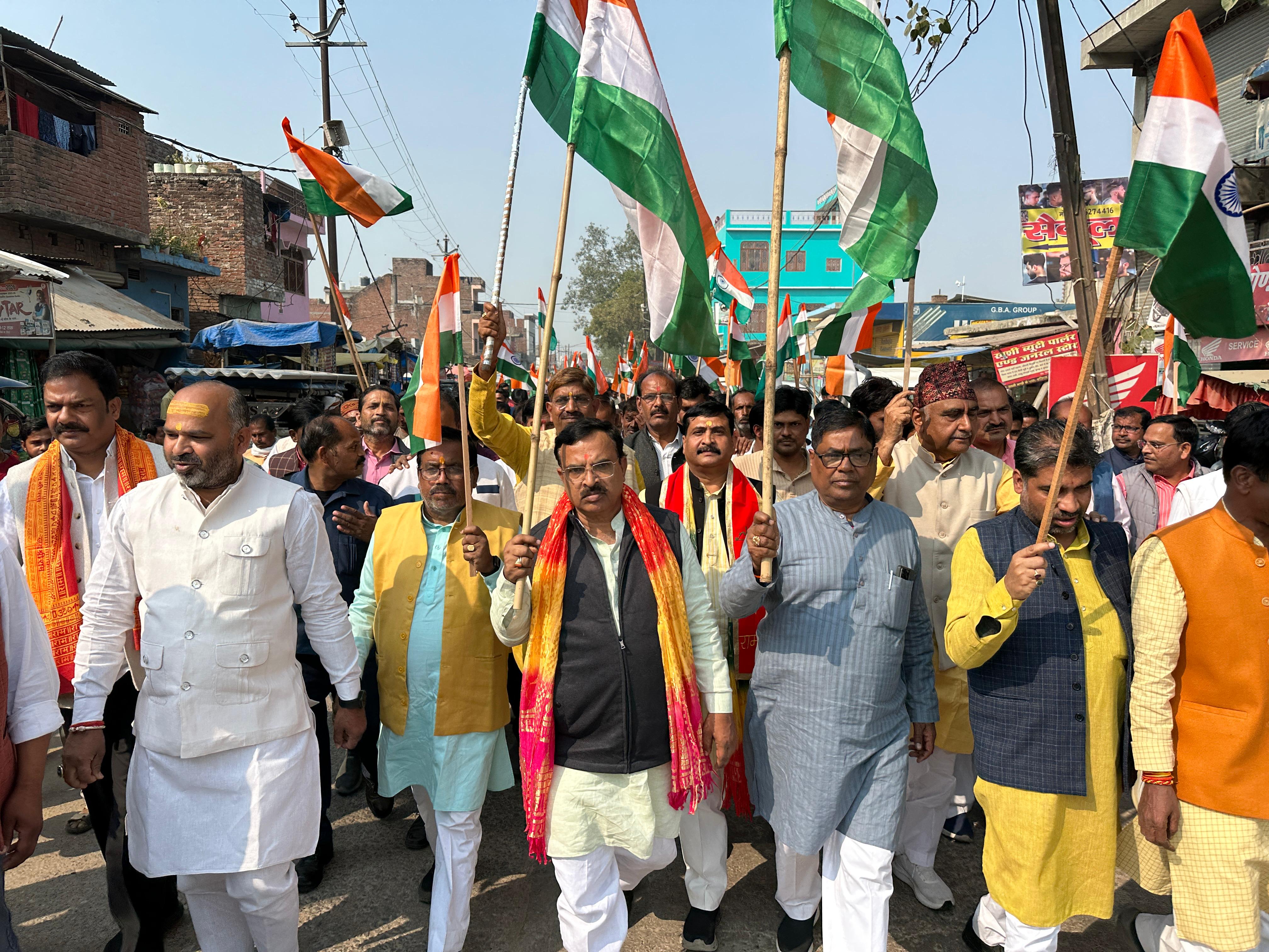 फर्रुखाबाद:मोहम्मदाबाद में राष्ट्रीय एकता मार्च सम्पन्न, क्षेत्रीय अध्यक्ष प्रकाश पाल रहे मुख्य आकर्षण