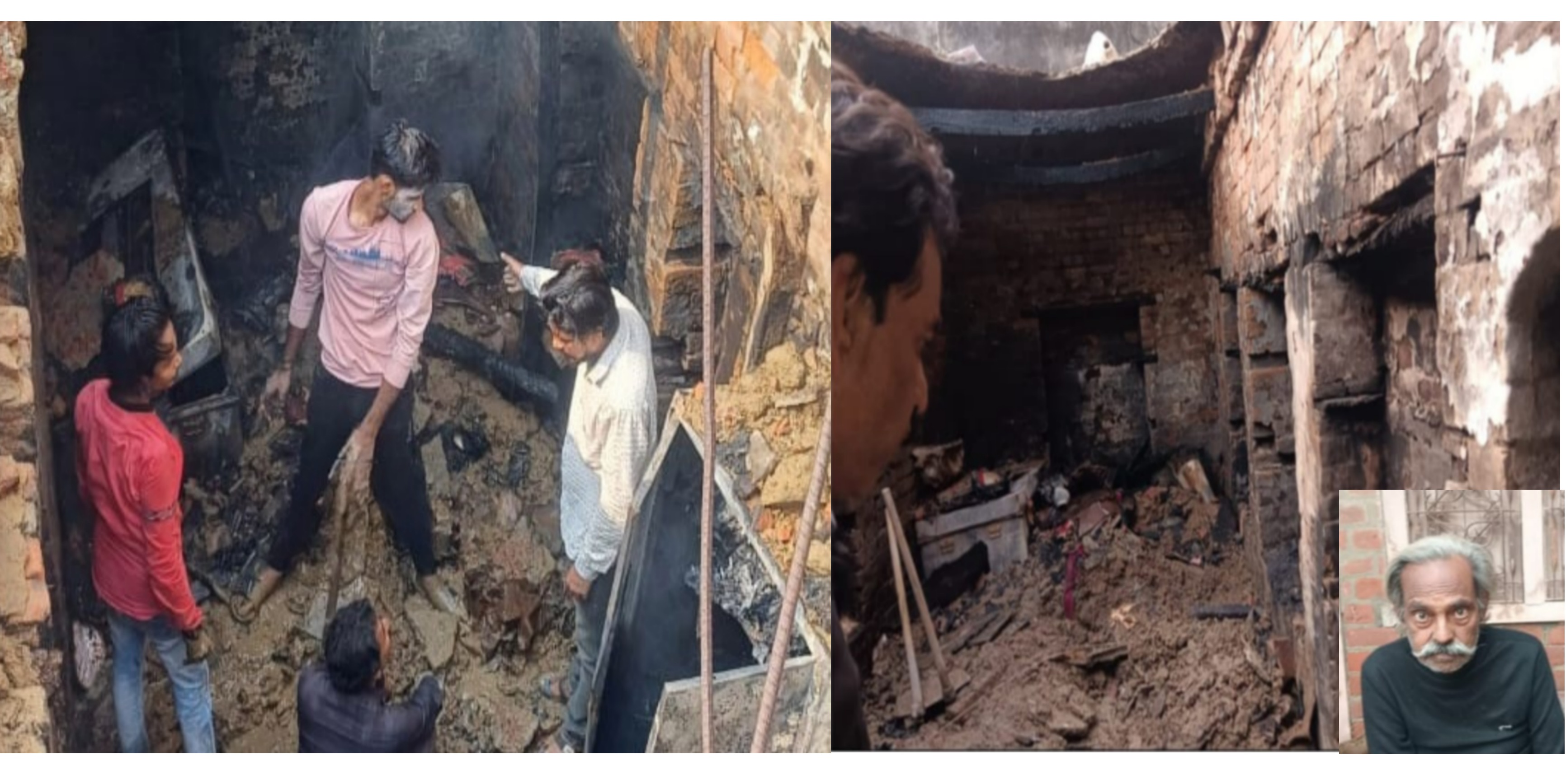 फर्रुखाबाद:अधिवक्ता के आवास में संदिग्ध परिस्थितियों में लगी आग, नकदी व सामान जलकर राख।