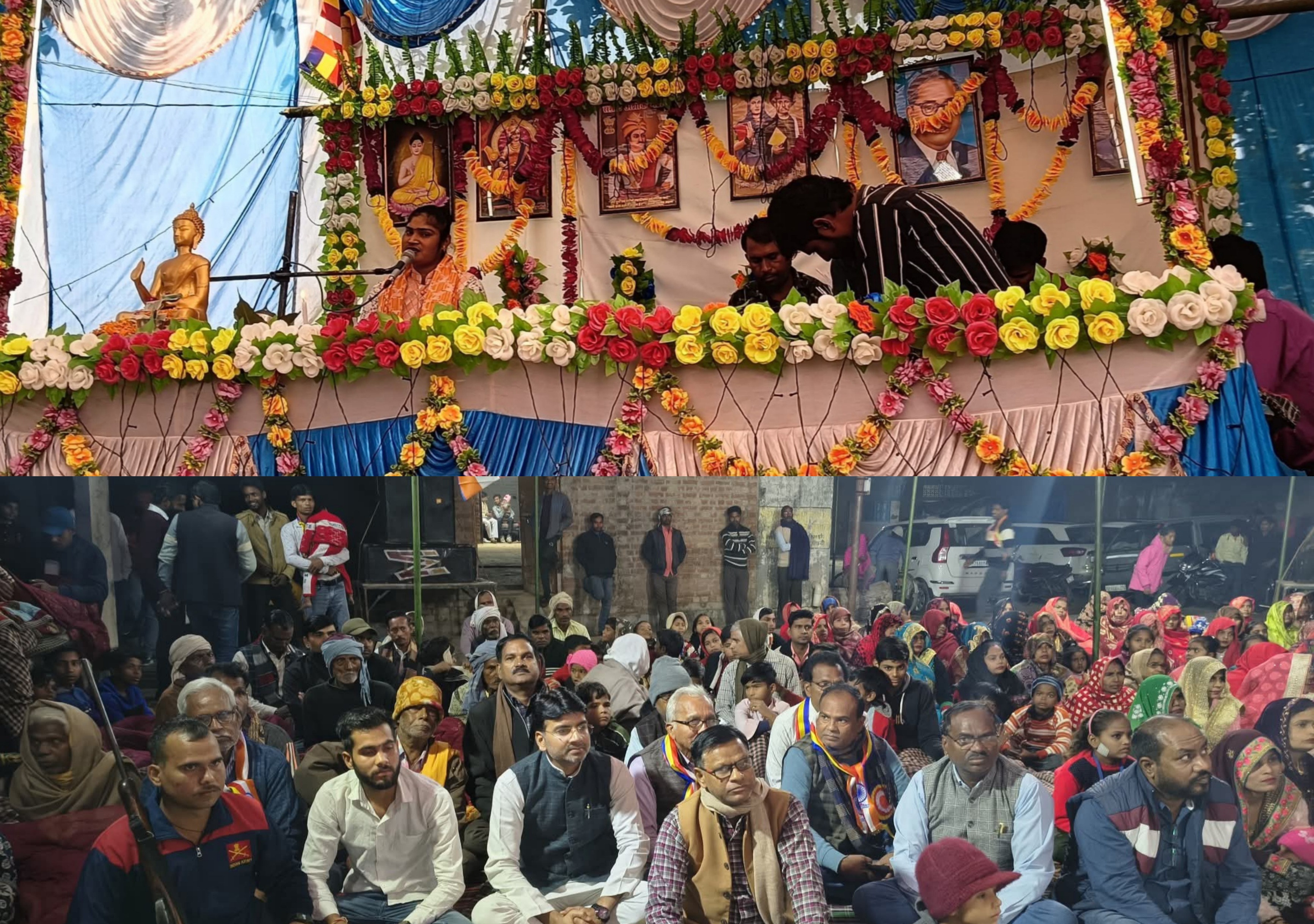 फर्रुखाबाद: नगला भोपत खारबन्दी, नगला वजीर में बुद्ध कथा का सातवां दिवस श्रद्धा और उत्साह के साथ सम्पन्न