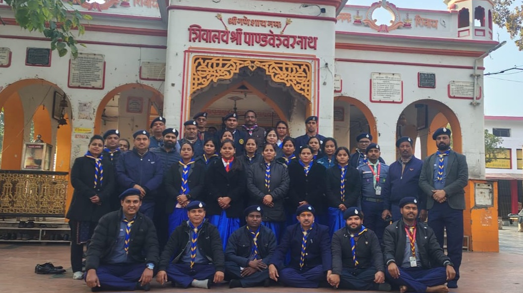 फर्रुखाबाद:स्काउट-गाइड शिविर में हाइक के माध्यम से प्रशिक्षुओं ने किया प्राचीन धार्मिक धरोहर का भ्रमण