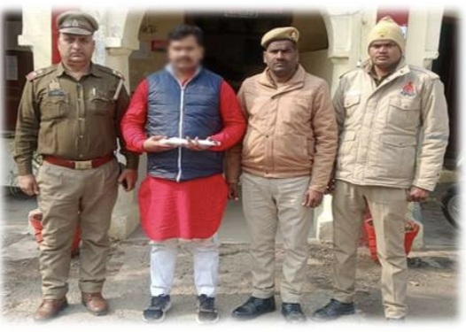 फर्रुखाबाद:कोतवाली फतेहगढ़ पुलिस को बड़ी सफलता, तमंचा व कारतूस सहित वांछित अभियुक्त गिरफ्तार