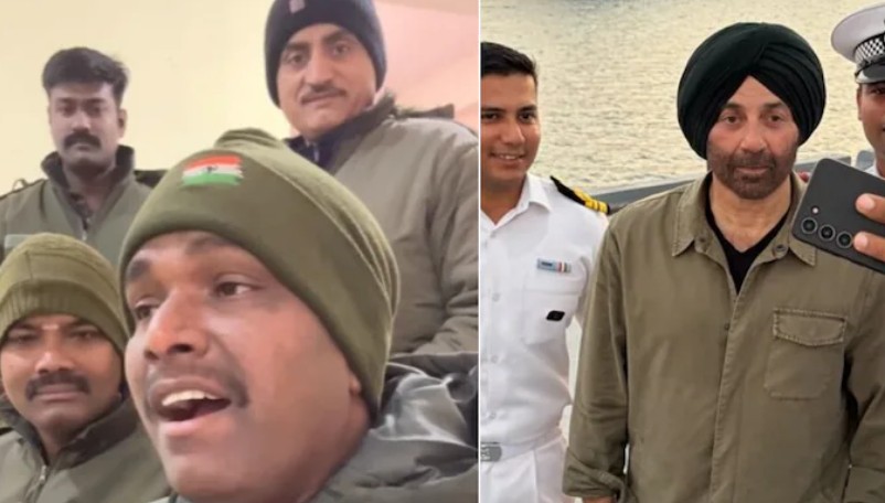 फौजी ने गाया बॉर्डर 2 का घर कब आओगे गाना, सनी देओल भी हुए मुरीद