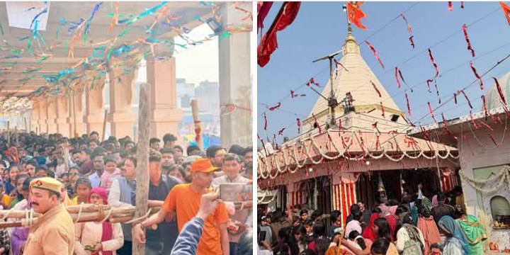 लखीमपुर खीरी : महाशिवरात्रि पर गोला के पौराणिक शिव मंदिर पर उमड़ा भक्तों का सैलाब