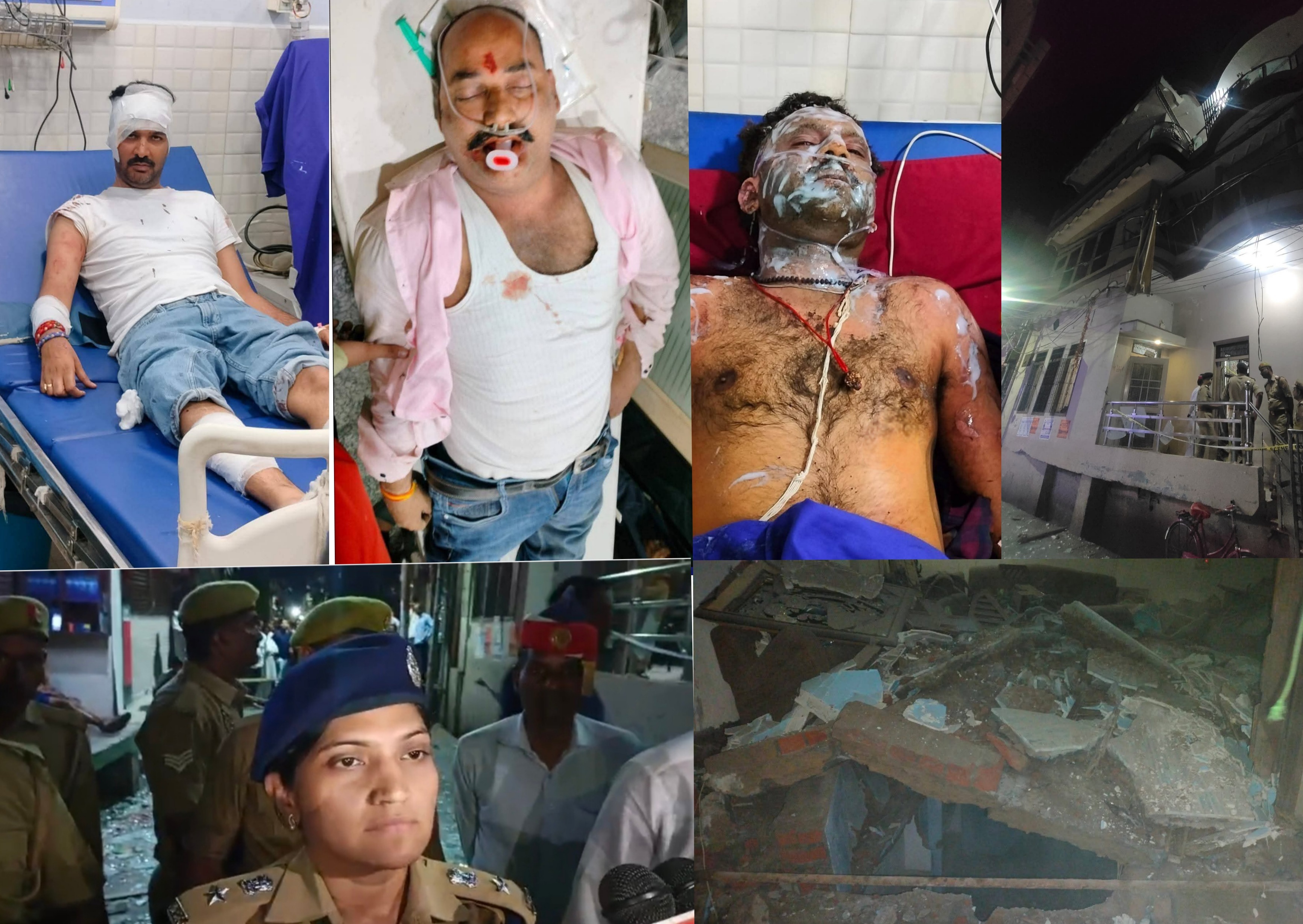 फर्रुखाबाद में पूर्व विधायक विजय सिंह के आवास पर भीषण धमाका, 6 घायल — पुलिस ने मकान किया सील, जांच जारी