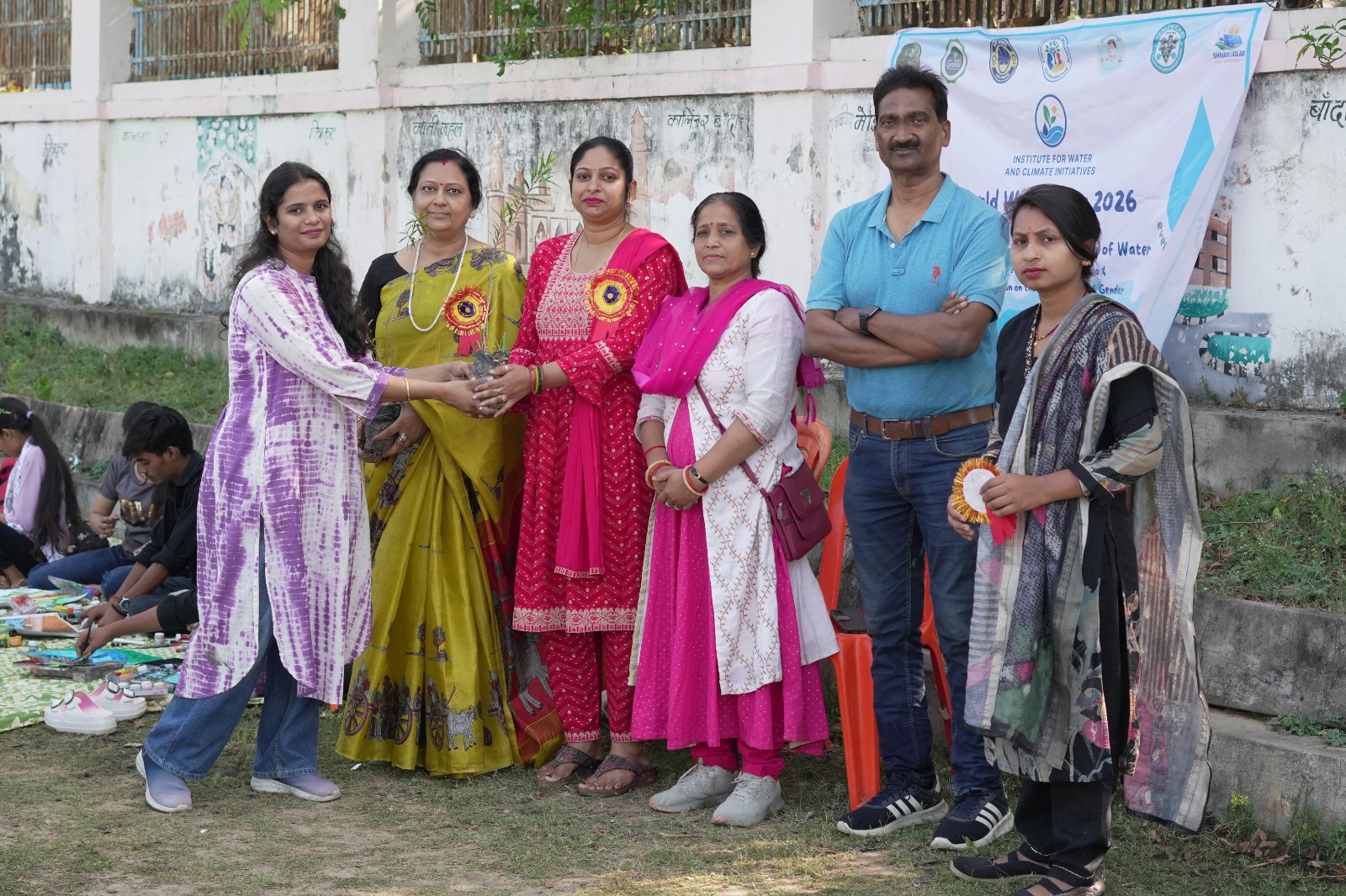 बांदा : स्वच्छता अभियान एवं चित्रकला प्रतियोगिता का आयोजन