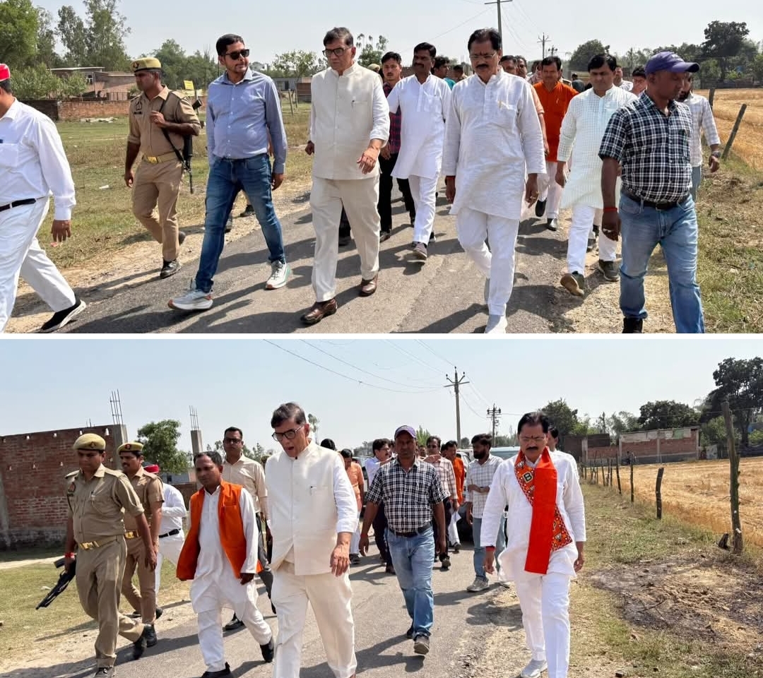 पीलीभीत: डीएम व भाजपा जिलाध्यक्ष द्वारा कार्यक्रम प्रस्तावित स्थल का किया गया निरक्षण।