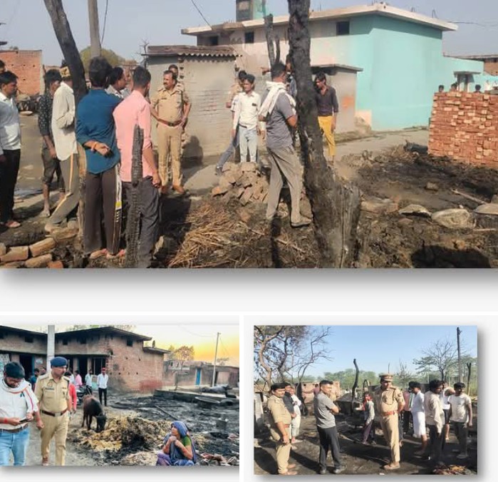 लखीमपुर खीरी : पुलिस और फायर ब्रिगेड की तत्परता एवं जन सहयोग से सुरक्षित बचाई गई कई जिंदगियां