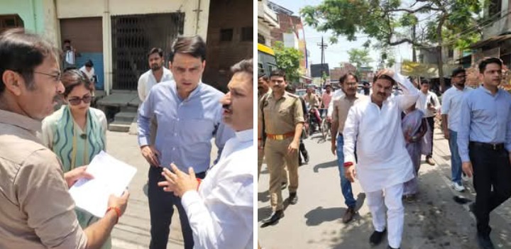 लखीमपुर खीरी : गोला विधायक संग सीडीओ सड़कों पर उतरे,ट्रैफिक जाम से निजात का रोडमैप तैयार