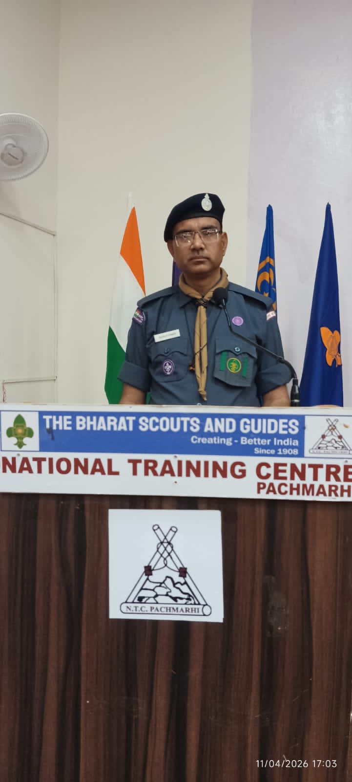 अच्युत त्रिपाठी बेसिक शिक्षा विभाग से पहले लीडर ट्रेनर (स्काउट ) परीक्षा में सफल हुए