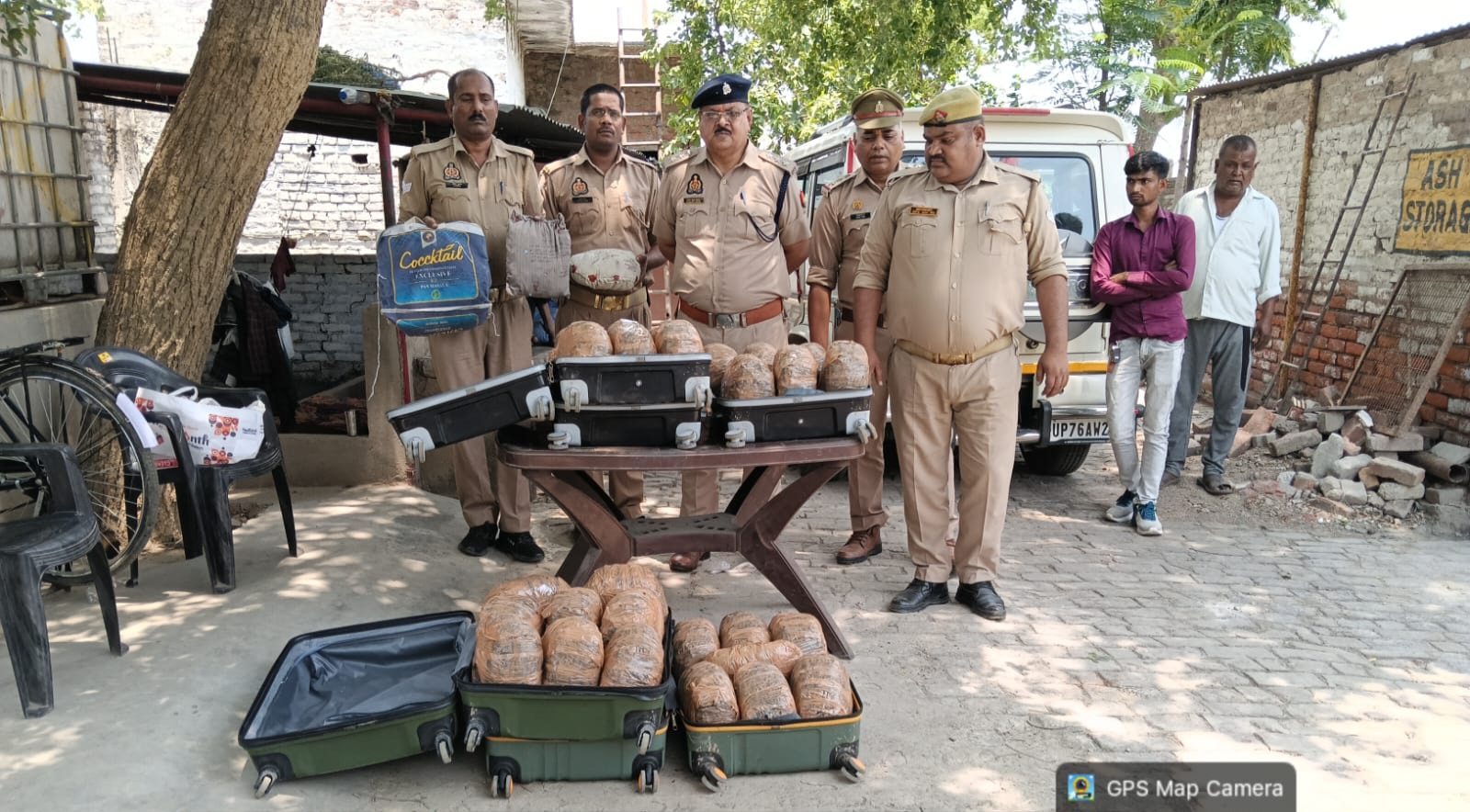 फर्रुखाबाद:ऑपरेशन दहन: फतेहगढ़ पुलिस ने 58 किलो से अधिक गांजा समेत नशीले पदार्थों का किया निस्तारण