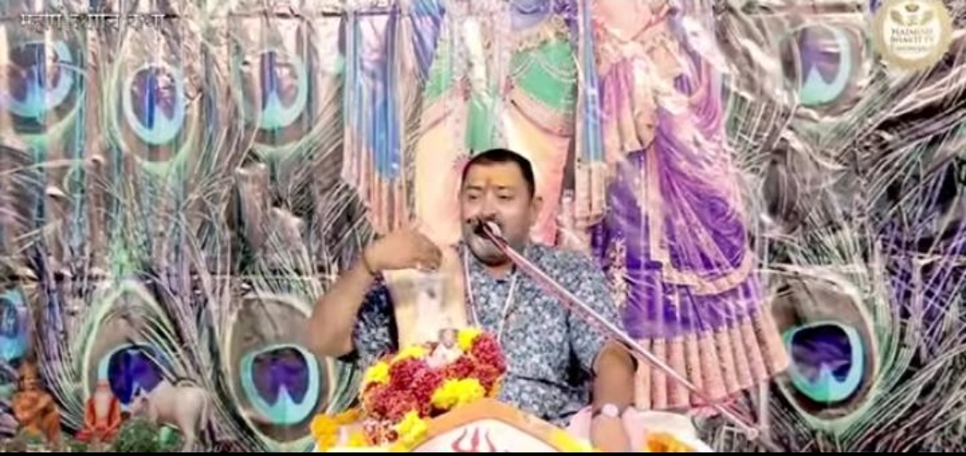 सीतापुर:तीसरे दिन वृत्रासुर वध एवं पिप्पलाद चरित्र का हुआ वर्णन, दधीचि कुंड पर हुई भव्य महाआरती*