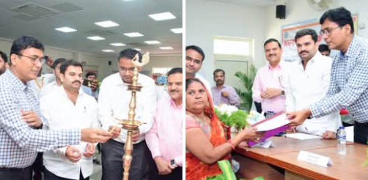 लखीमपुर खीरी : अंतर्राष्ट्रीय श्रमिक दिवस पर हुआ भव्य आयोजन,विधायक डीएम ने  लाभार्थियों को वितरित की आर्थिक सहायता