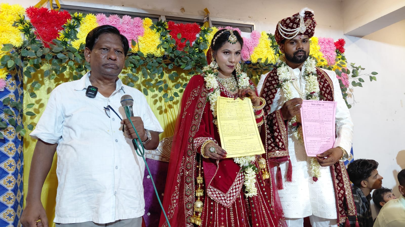 गया: अर्जक संघ ने कराया अंतरजातीय शादी, उपेन्द्र पथिक ने वर वधु को कराया विवाह का शपथ