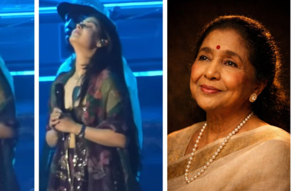 मशहूर गायिका आशा भोसले को गोरिल्लाज बैंड ने दी श्रद्धांजलि, मंच पर रो पड़ीं पोती