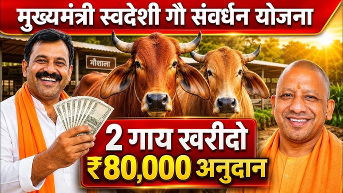 फर्रुखाबाद:मुख्यमंत्री स्वदेशी गौ-संवर्धन योजना: दो उन्नत नस्ल की गायों पर मिलेगा ₹80 हजार तक अनुदान, 10 जुलाई तक करें आवेदन