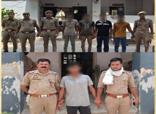 फर्रुखाबाद:ऑपरेशन 'C-वज्र' के तहत फतेहगढ़ पुलिस की बड़ी कार्रवाई, साइबर ठगी के 5 आरोपी गिरफ्तार