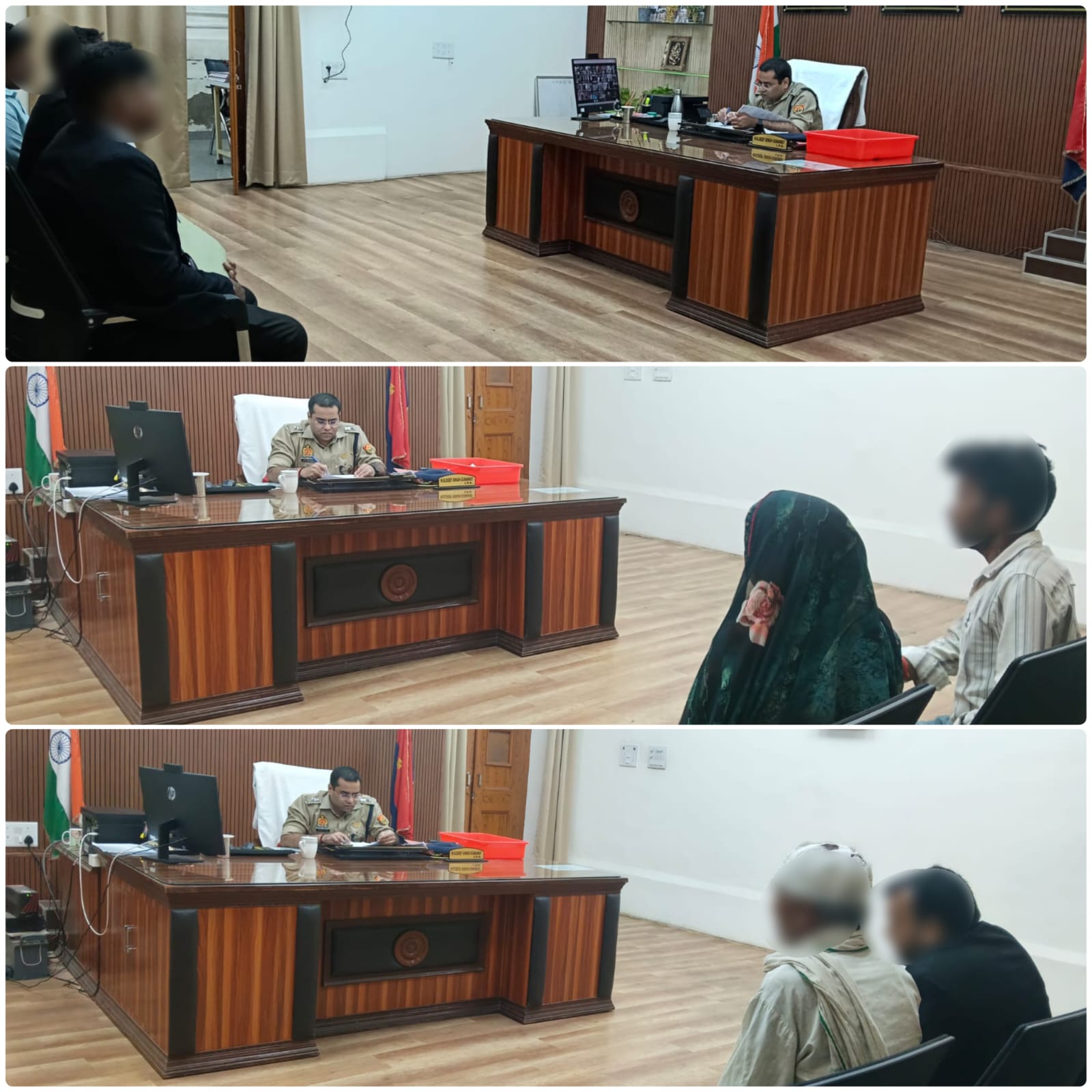 प्रयागराज :पुलिस उपायुक्त गंगानगर द्वारा पुलिस कार्यालय में जनसुनवाई कर फरियादियों की शिकायतें सुनी गई तथा निस्तारण हेतु सम्बंधित को आवश्यक दिशा-निर्देश दिए गए ।