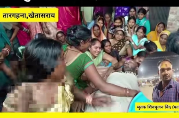 जौनपुर: शटर में उतर रहे करंट की चपेट में आने से युवक की मौत गांव में पसरा सन्नाटा।