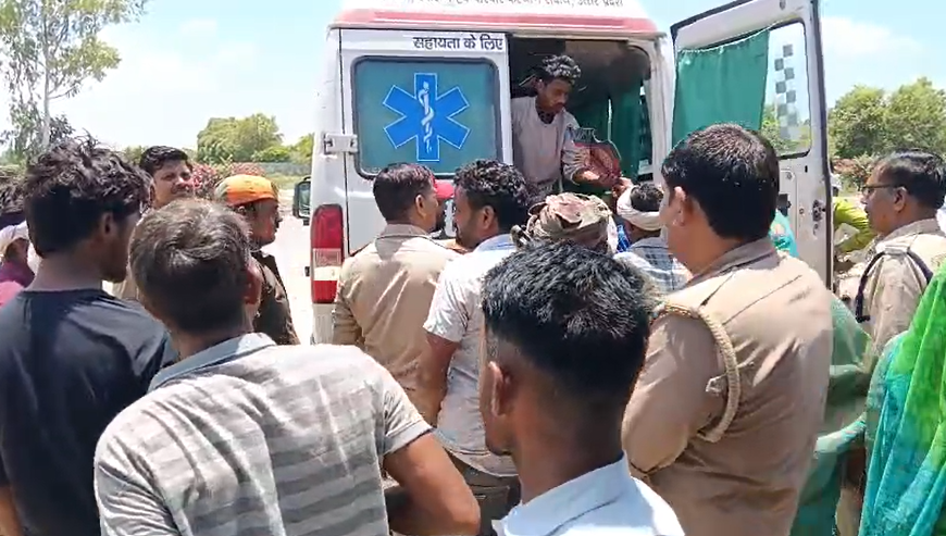 मैनपुरी:तेज रफ्तार बाइक की टक्कर से वृद्ध की मौत, मची चीख-पुकार