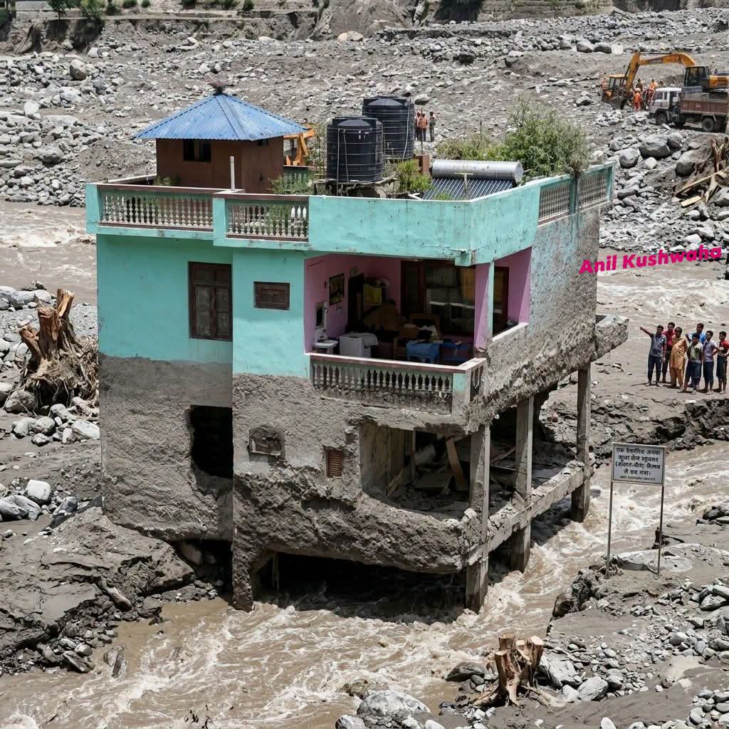 नेपाल में अचानक आए सैलाब में भी नहीं गिरा मकान, दैविक कृपा नहीं बल्कि विज्ञान बना वजह।