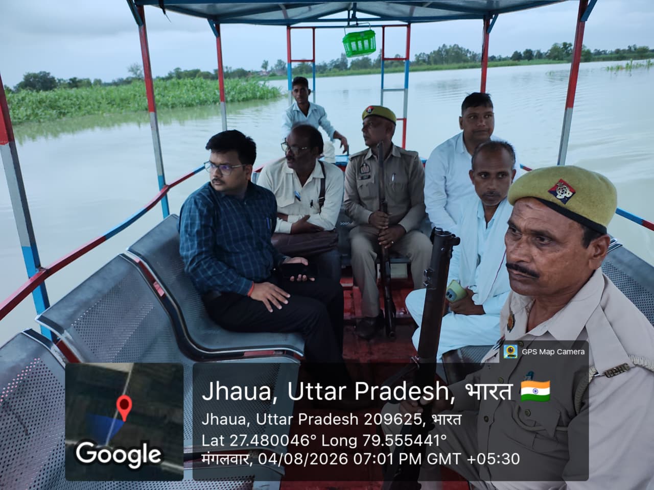 फर्रुखाबाद:कायमगंज में बाढ़ संभावित क्षेत्रों का एसडीएम ने किया निरीक्षण, नाव-स्टीमर की व्यवस्था सुनिश्चित करने के निर्देश