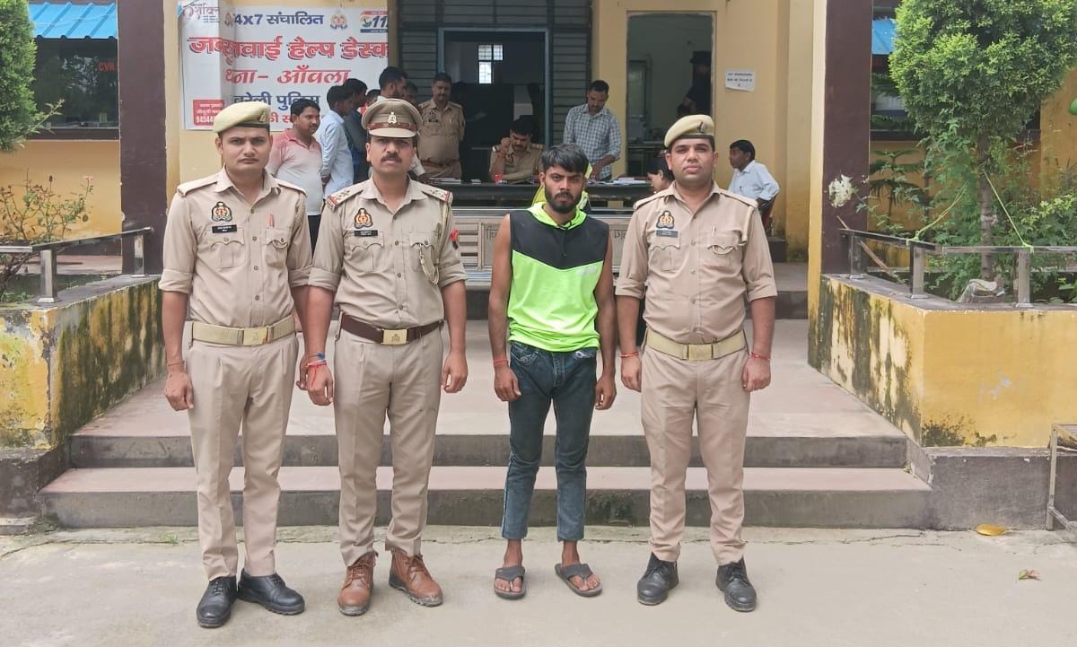 बरेली:आंवला पुलिस ने जानलेवा हमले का आरोपी पकड़ा, पुलिस मुठभेड़ समेत तीन मुकदमों में था वांछित, भेजा न्यायालय।