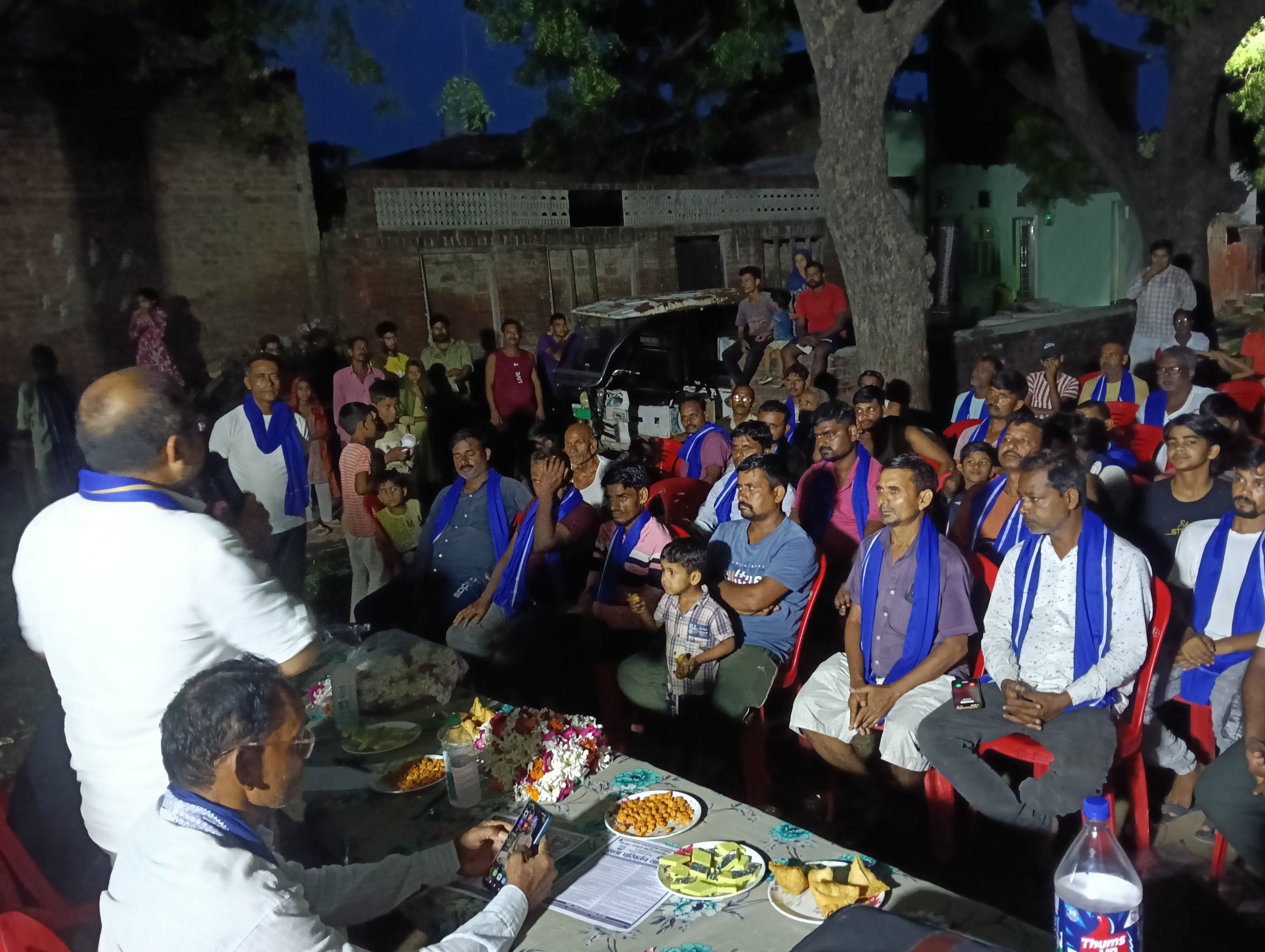 सीतापुर:मछरेहटा गंज में आज़ाद समाज पार्टी की विशाल नुक्कड़ सभा, 2027 में सरकार बनाने का किया दावा