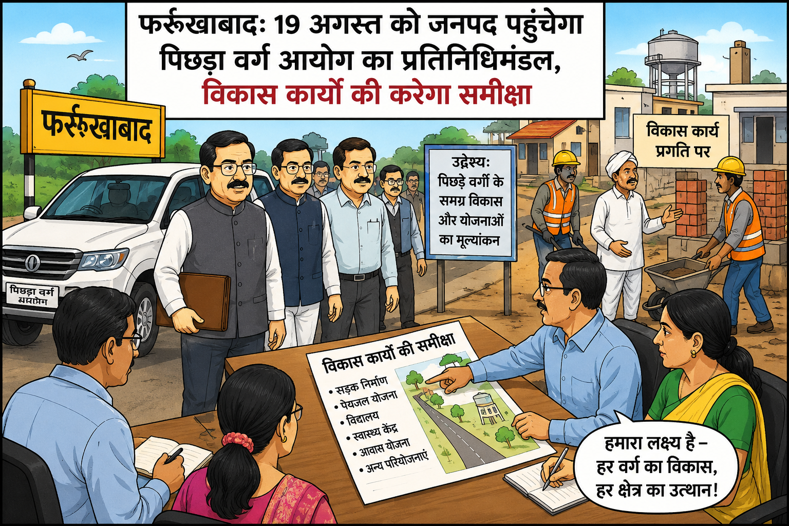 फर्रुखाबाद:19 अगस्त को जनपद पहुंचेगा पिछड़ा वर्ग आयोग का प्रतिनिधिमंडल, विकास कार्यों की करेगा समीक्षा
