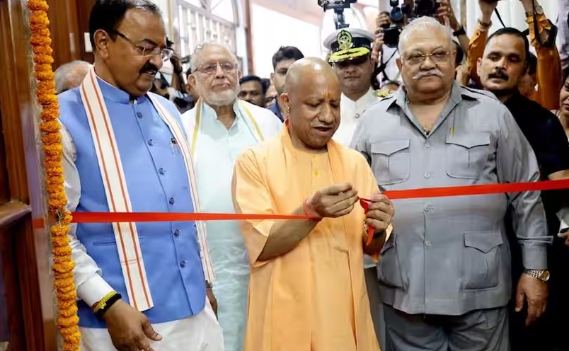 यूपी विधान भवन की बदली तस्वीर, मुख्यमंत्री योगी ने किया उद्घाटन