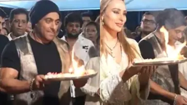 गणपति विसर्जन के दौरान Salman Khan से हुई चूक, बहन अर्पिता ने ऐसे किया ठीक