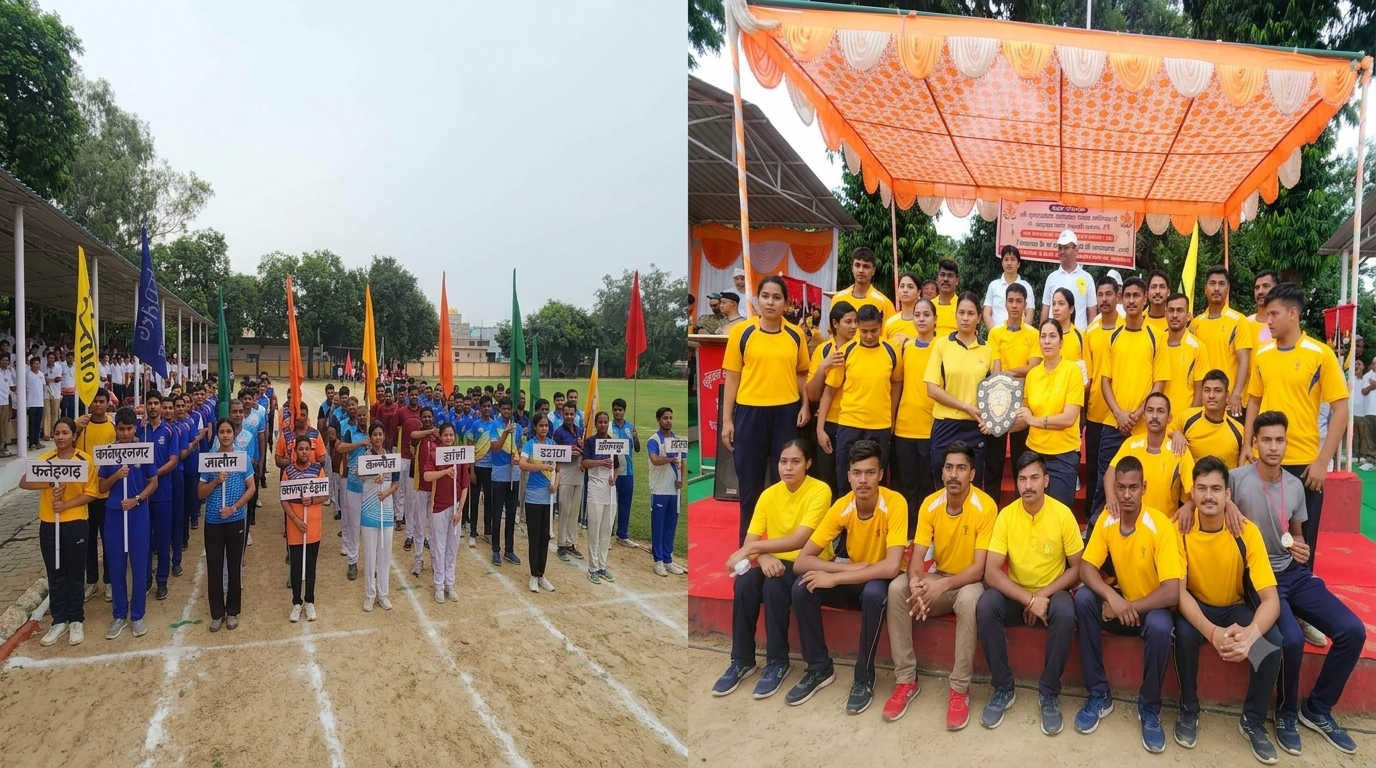 30वीं अन्तरजनपदीय कानपुर ज़ोन एथलेटिक्स क्लस्टर प्रतियोगिता 2026 में फतेहगढ़ पुलिस का दबदबा, जीती चल बैजयंती, विजेताओं को मिले पुरस्कार
