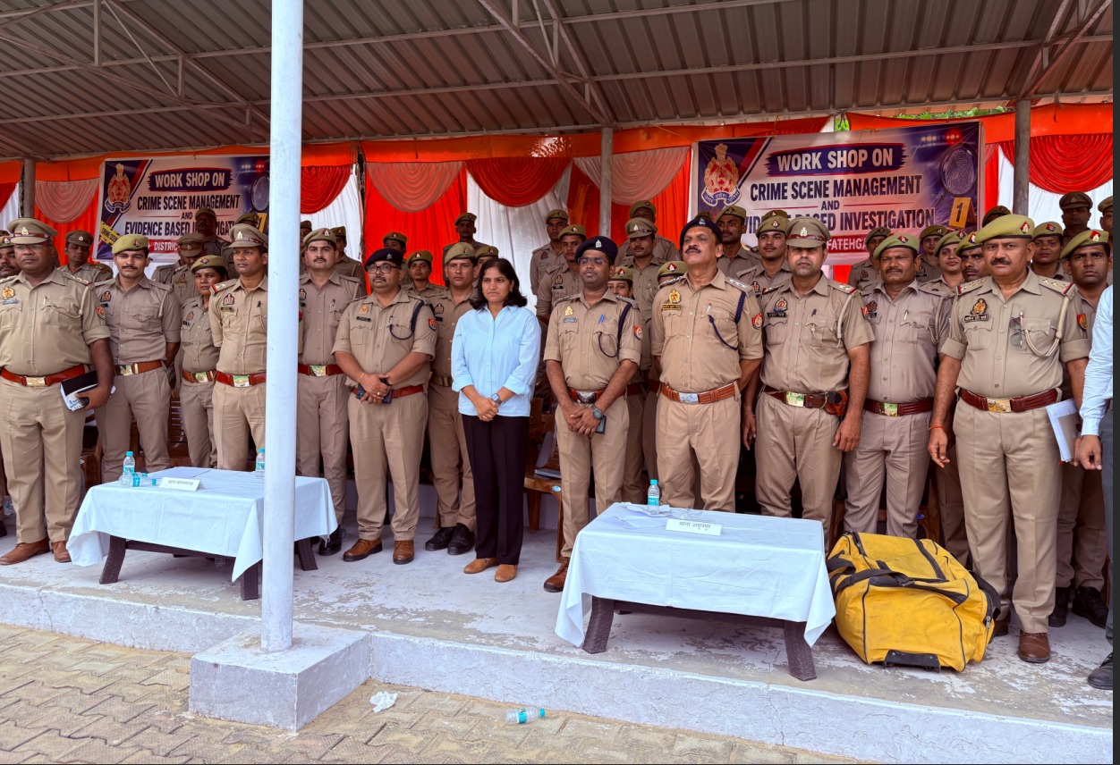 फर्रुखाबाद में Crime Scene Management और Evidence Based Investigation पर एक दिवसीय कार्यशाला आयोजित