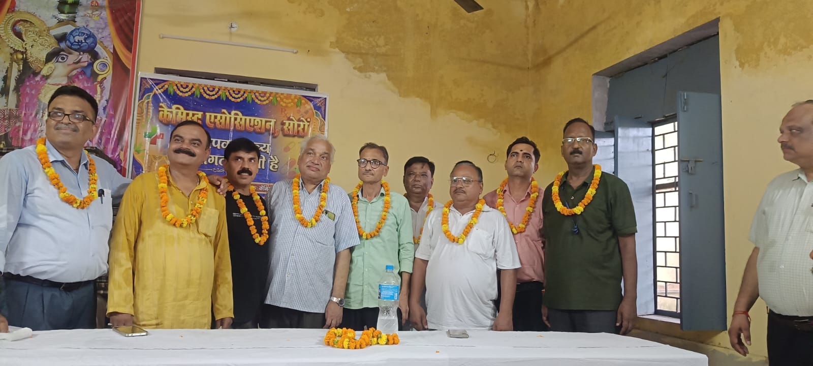 कासगंज :-सोरों में केमिस्ट एसोसिएशन की नई कार्यकारिणी गठित, विनोद माहेश्वरी अध्यक्ष और कासिम हुसैन बने महामंत्री