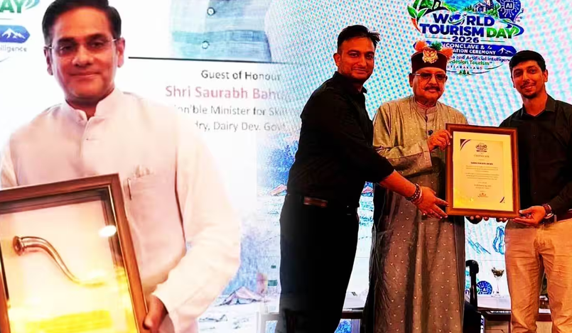 विश्व पर्यटन दिवस के मौके पर उत्तराखंड सरकार के मंत्री सतपाल महाराज और सौरभ बहुगुणा हुए शामिल