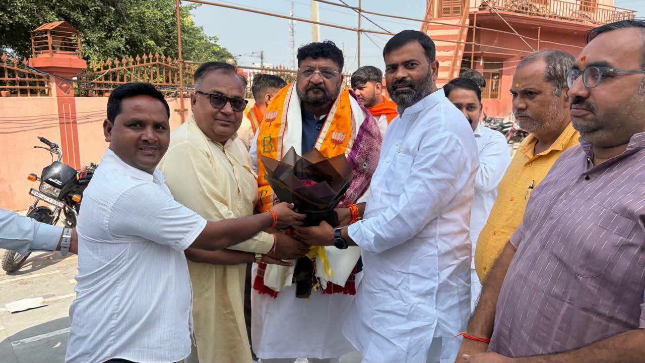 कासगंज :  सोरों में आज माननीय प्रधानमंत्री श्री नरेंद्र मोदी जी की जन्म भूमि से बड़नगर से कर्म भूमि बांराणशी तक यात्रा 