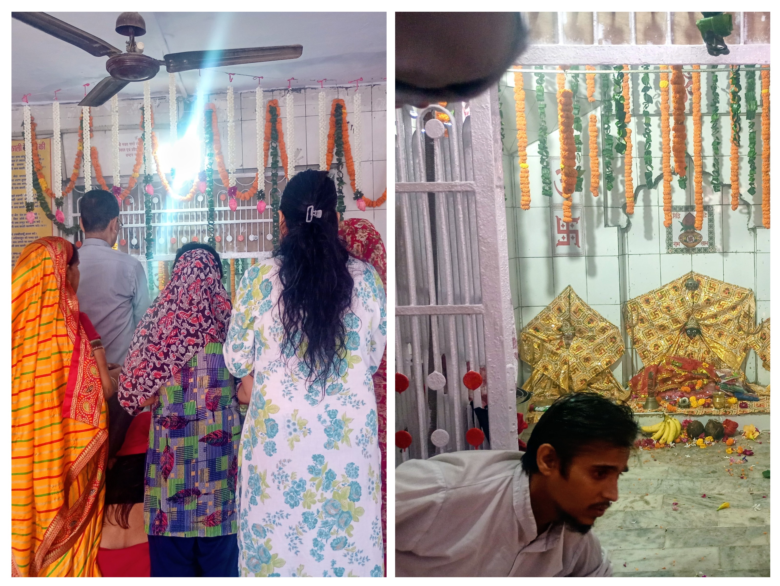 लखीमपुर खीरी : श्रद्धालुओं ने मां दुर्गा के प्रथम स्वरूप मां शैलपुत्री की विधि-विधान की पूजा अर्चना 